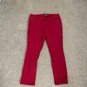 Torrid Women's Bold Red Skinny Jeans